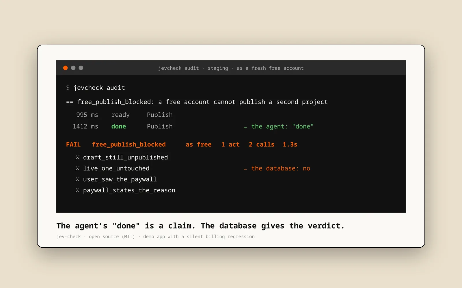jev-check: github.com/emoubarak/jev-check