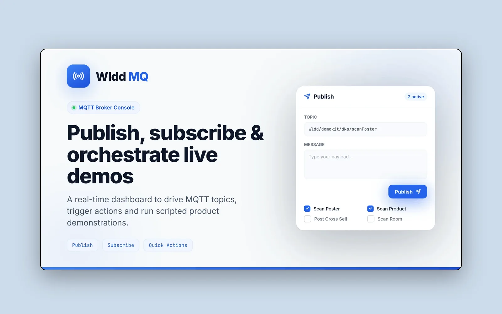 Worldline MQTT Tool: Confidential project